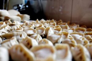 lots of jiaozi